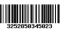 Código de Barras 3252850345023