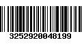 Código de Barras 3252920048199