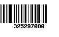 Código de Barras 325297000