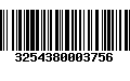 Código de Barras 3254380003756