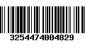 Código de Barras 3254474004829