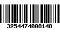 Código de Barras 3254474008148