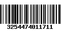 Código de Barras 3254474011711