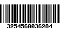 Código de Barras 3254560036284