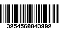 Código de Barras 3254560043992