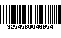 Código de Barras 3254560046054