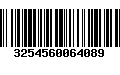 Código de Barras 3254560064089