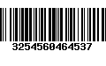 Código de Barras 3254560464537