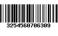 Código de Barras 3254560706309