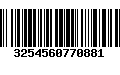 Código de Barras 3254560770881