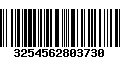 Código de Barras 3254562803730