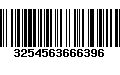 Código de Barras 3254563666396