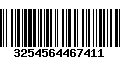 Código de Barras 3254564467411