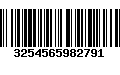 Código de Barras 3254565982791