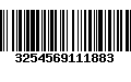 Código de Barras 3254569111883