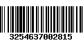 Código de Barras 3254637002815