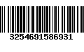 Código de Barras 3254691586931