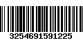 Código de Barras 3254691591225