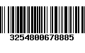 Código de Barras 3254800678885