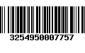 Código de Barras 3254950007757