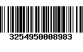 Código de Barras 3254950008983