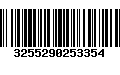 Código de Barras 3255290253354