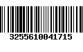 Código de Barras 3255610041715