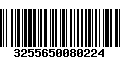 Código de Barras 3255650080224