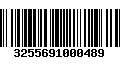 Código de Barras 3255691000489