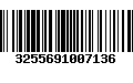 Código de Barras 3255691007136