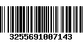 Código de Barras 3255691007143