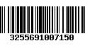 Código de Barras 3255691007150