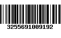 Código de Barras 3255691009192