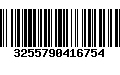 Código de Barras 3255790416754