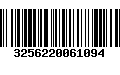 Código de Barras 3256220061094