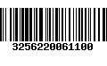 Código de Barras 3256220061100