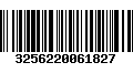 Código de Barras 3256220061827