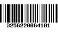 Código de Barras 3256220064101