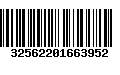 Código de Barras 32562201663952