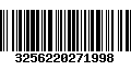 Código de Barras 3256220271998