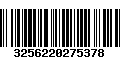 Código de Barras 3256220275378