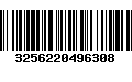 Código de Barras 3256220496308