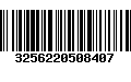 Código de Barras 3256220508407