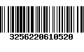 Código de Barras 3256220610520