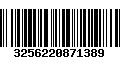 Código de Barras 3256220871389