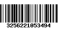 Código de Barras 3256221053494