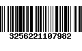 Código de Barras 3256221107982