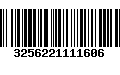 Código de Barras 3256221111606