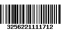 Código de Barras 3256221111712