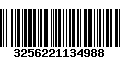 Código de Barras 3256221134988